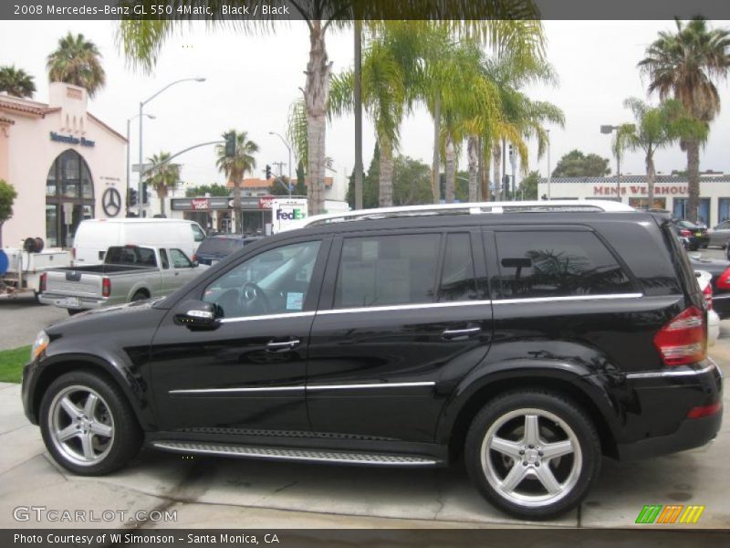 Black / Black 2008 Mercedes-Benz GL 550 4Matic