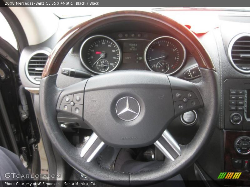 Black / Black 2008 Mercedes-Benz GL 550 4Matic