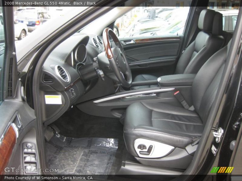 Black / Black 2008 Mercedes-Benz GL 550 4Matic