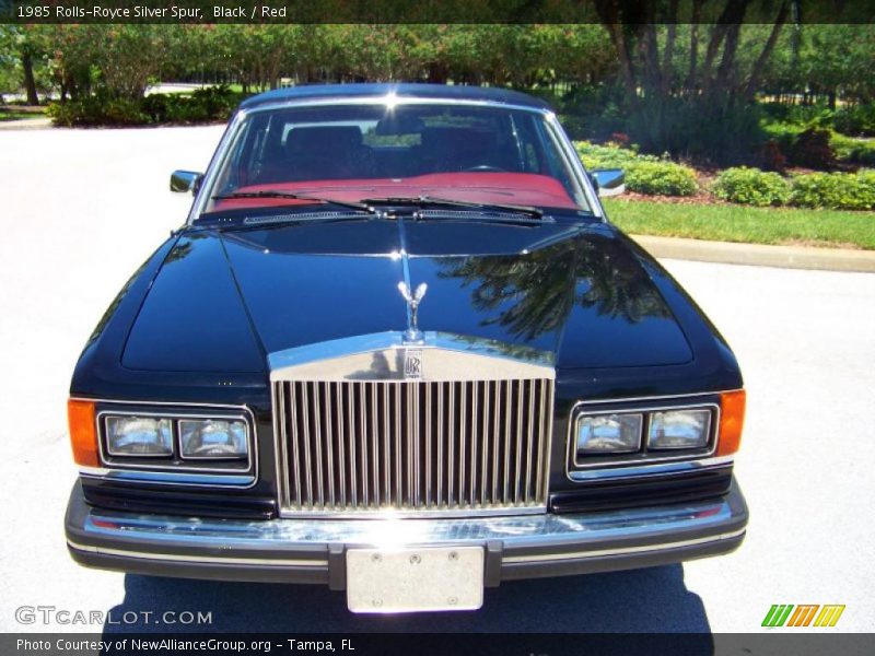 Black / Red 1985 Rolls-Royce Silver Spur