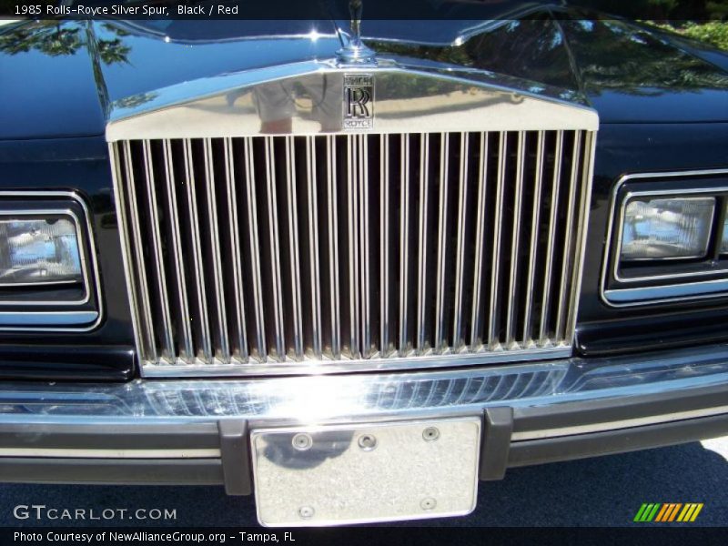 Black / Red 1985 Rolls-Royce Silver Spur