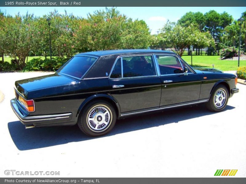 Black / Red 1985 Rolls-Royce Silver Spur