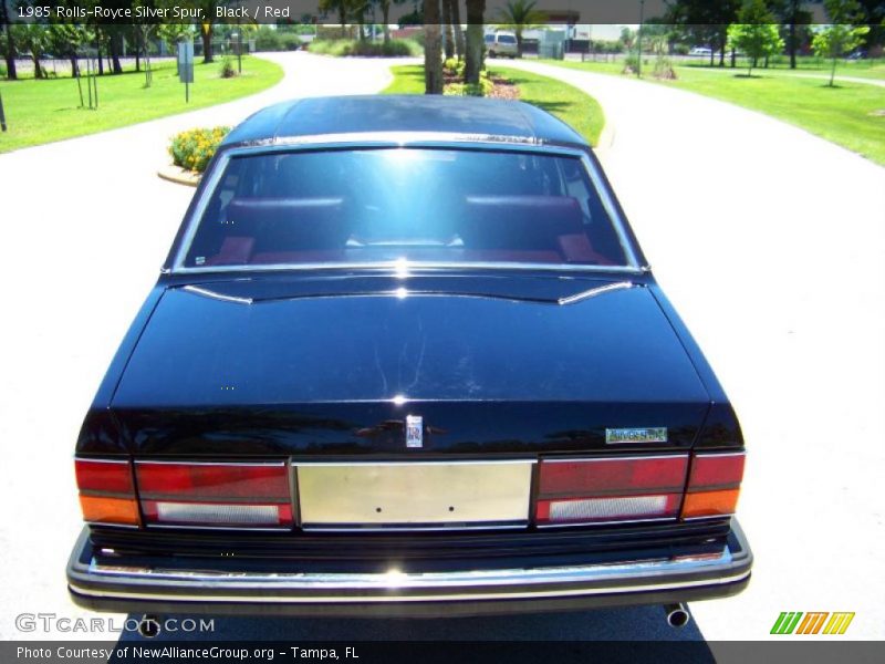 Black / Red 1985 Rolls-Royce Silver Spur