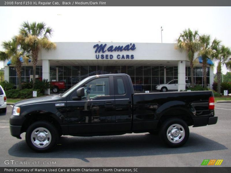 Black / Medium/Dark Flint 2008 Ford F150 XL Regular Cab