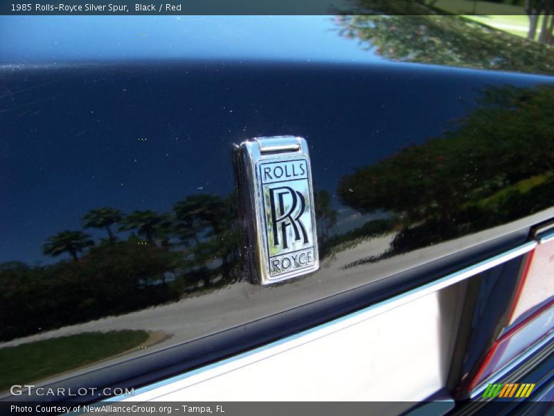 Black / Red 1985 Rolls-Royce Silver Spur