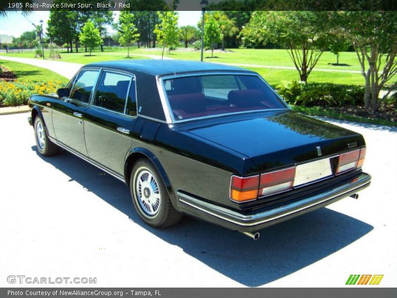 Black / Red 1985 Rolls-Royce Silver Spur