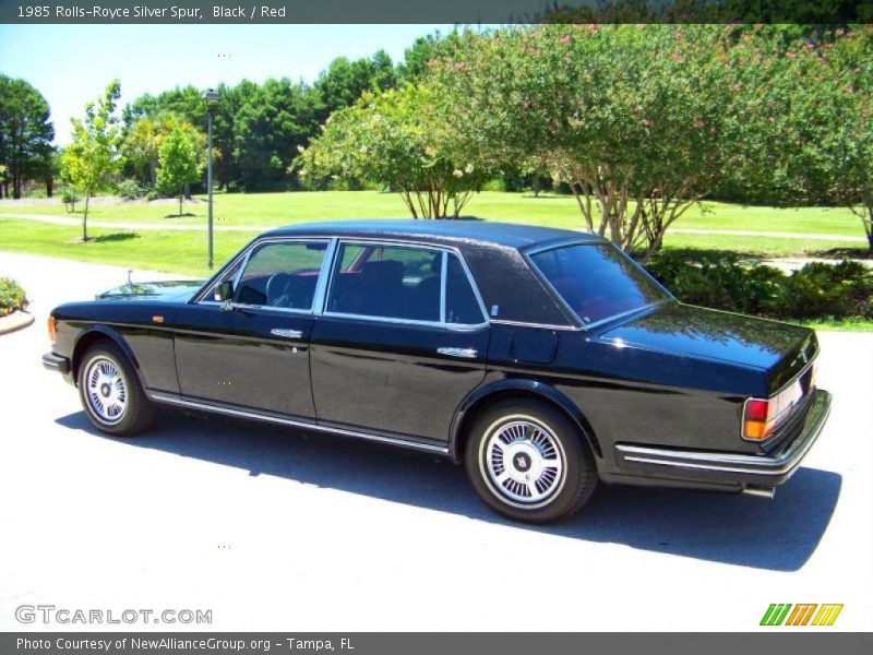Black / Red 1985 Rolls-Royce Silver Spur