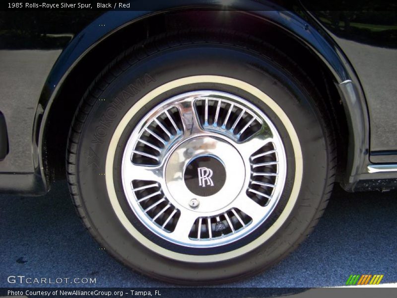 Black / Red 1985 Rolls-Royce Silver Spur