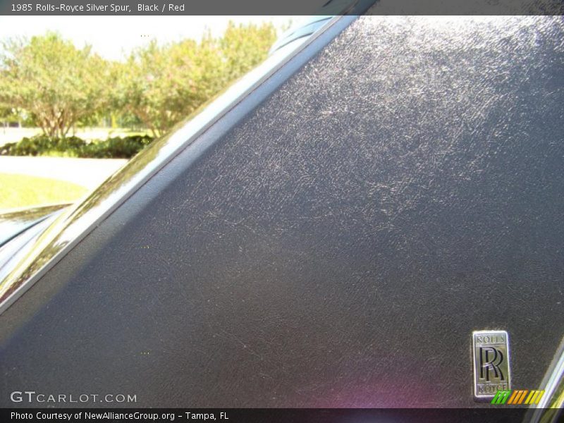 Black / Red 1985 Rolls-Royce Silver Spur