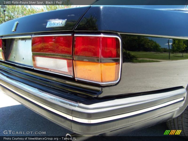 Black / Red 1985 Rolls-Royce Silver Spur