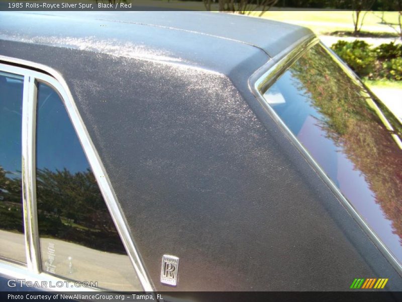 Black / Red 1985 Rolls-Royce Silver Spur