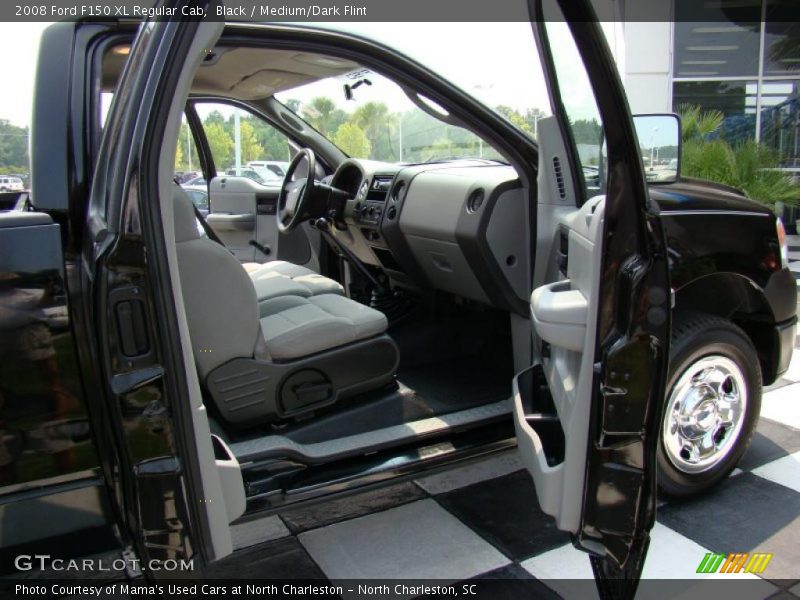 Black / Medium/Dark Flint 2008 Ford F150 XL Regular Cab