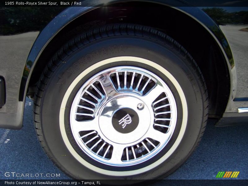 Black / Red 1985 Rolls-Royce Silver Spur