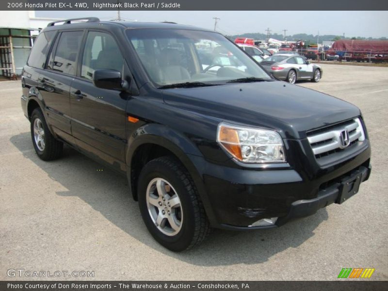 Nighthawk Black Pearl / Saddle 2006 Honda Pilot EX-L 4WD