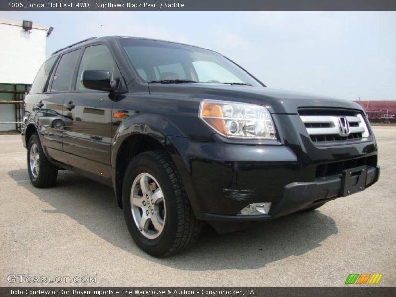 Nighthawk Black Pearl / Saddle 2006 Honda Pilot EX-L 4WD