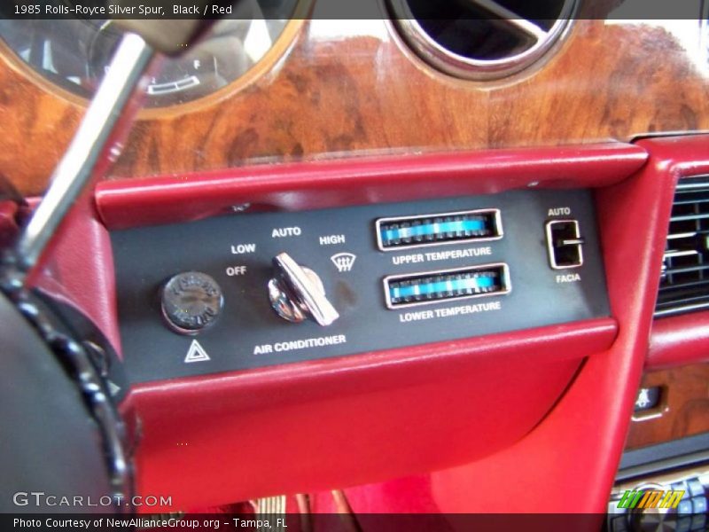 Black / Red 1985 Rolls-Royce Silver Spur