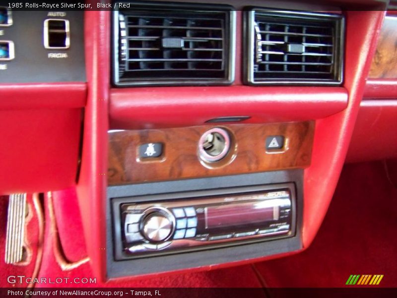 Black / Red 1985 Rolls-Royce Silver Spur