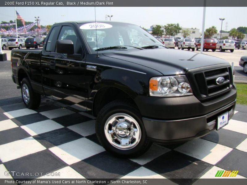 Black / Medium/Dark Flint 2008 Ford F150 XL Regular Cab