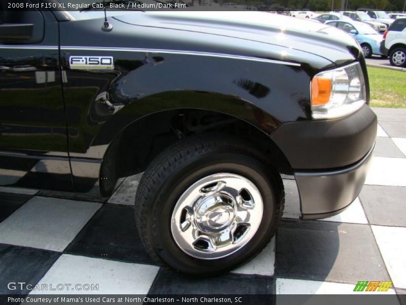 Black / Medium/Dark Flint 2008 Ford F150 XL Regular Cab