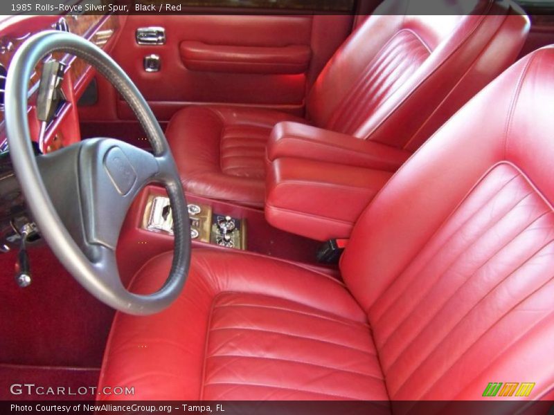Black / Red 1985 Rolls-Royce Silver Spur