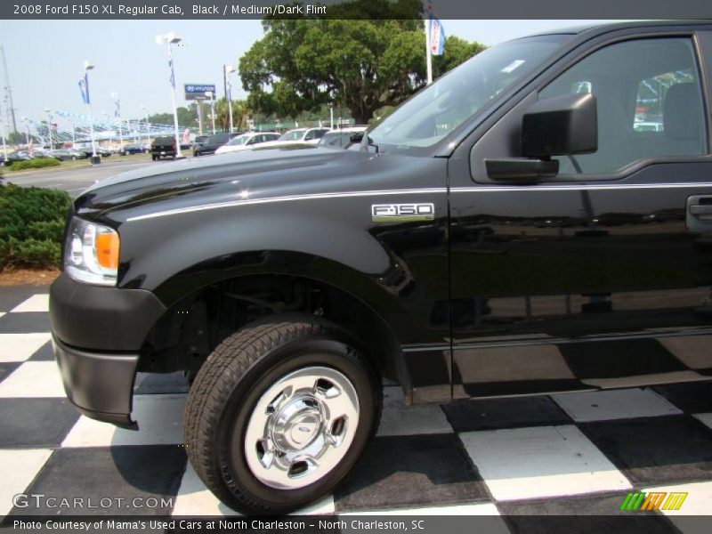 Black / Medium/Dark Flint 2008 Ford F150 XL Regular Cab