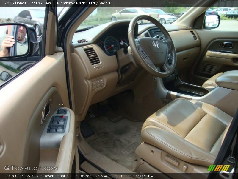 Nighthawk Black Pearl / Saddle 2006 Honda Pilot EX-L 4WD