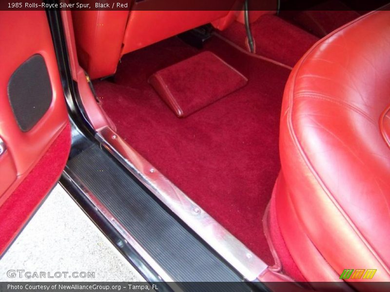 Black / Red 1985 Rolls-Royce Silver Spur