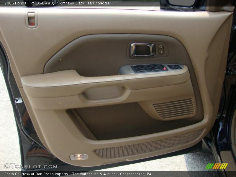Nighthawk Black Pearl / Saddle 2006 Honda Pilot EX-L 4WD