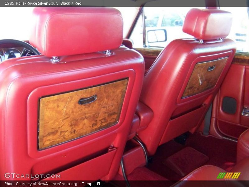 Black / Red 1985 Rolls-Royce Silver Spur