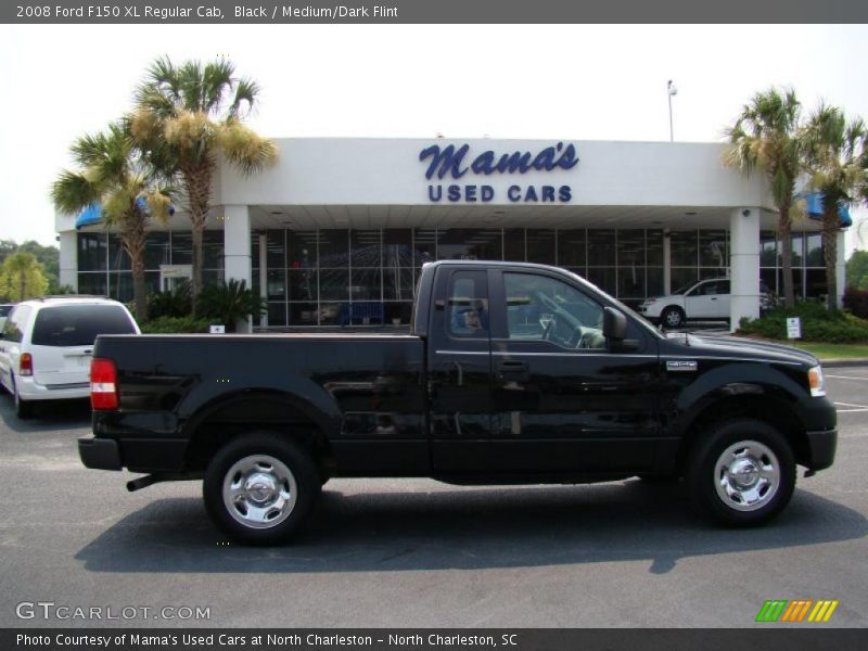 Black / Medium/Dark Flint 2008 Ford F150 XL Regular Cab