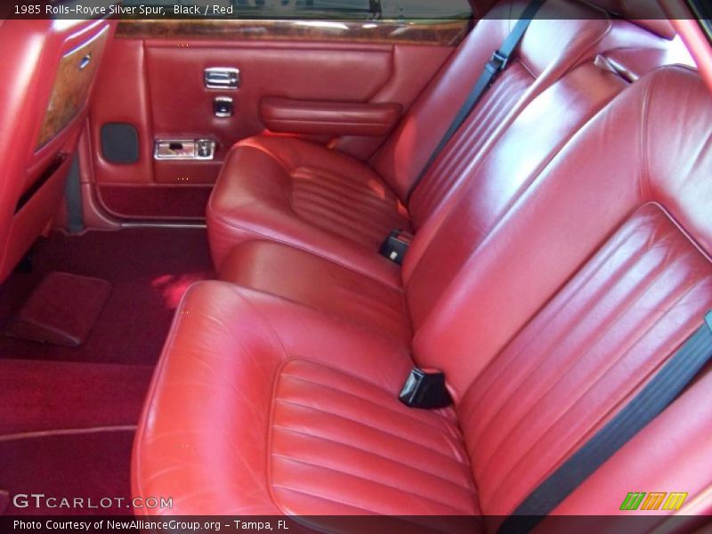 Black / Red 1985 Rolls-Royce Silver Spur