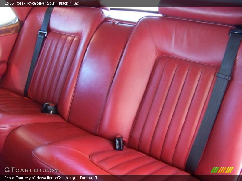 Black / Red 1985 Rolls-Royce Silver Spur
