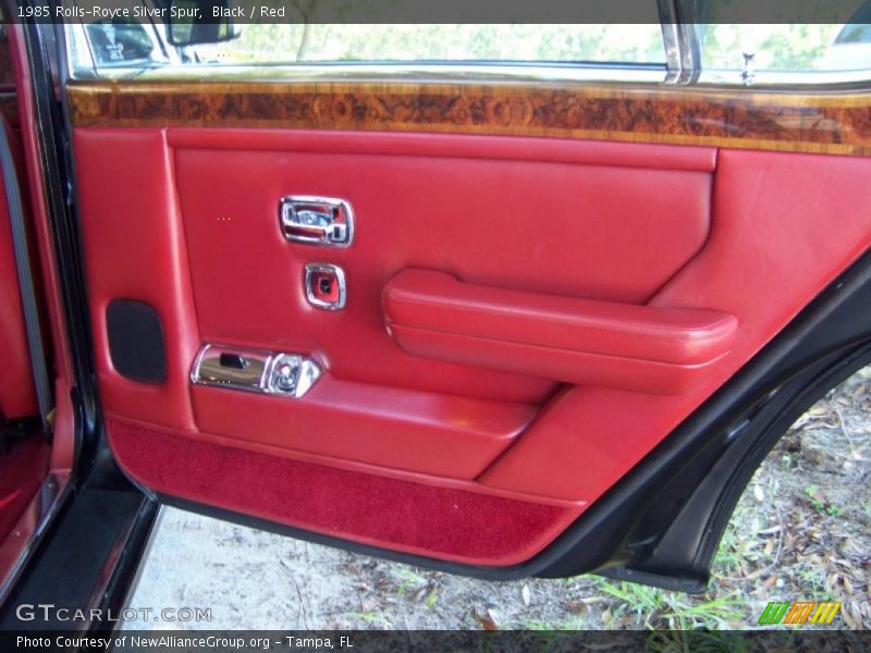 Black / Red 1985 Rolls-Royce Silver Spur