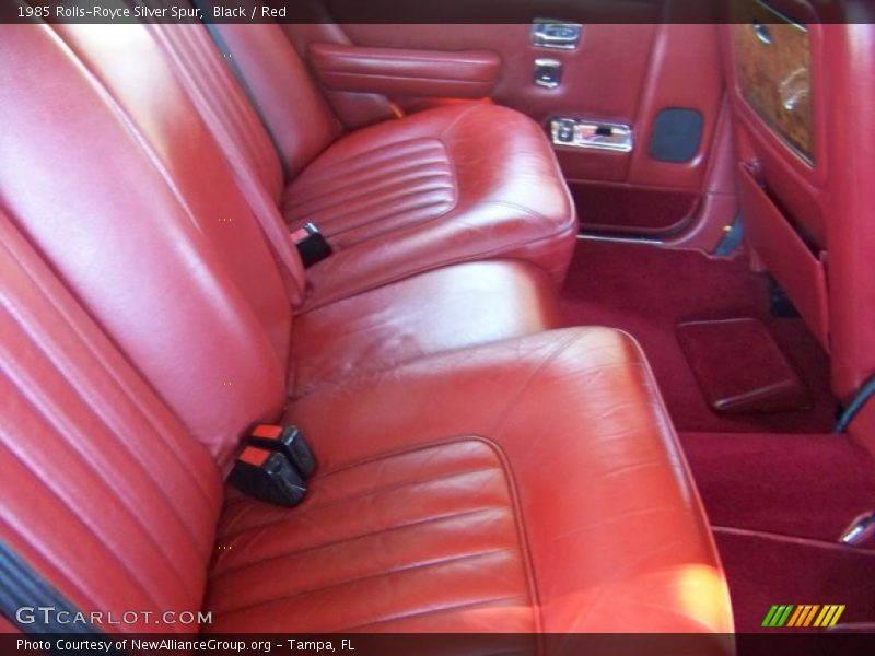 Black / Red 1985 Rolls-Royce Silver Spur