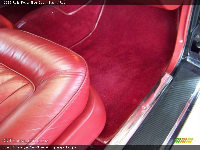 Black / Red 1985 Rolls-Royce Silver Spur