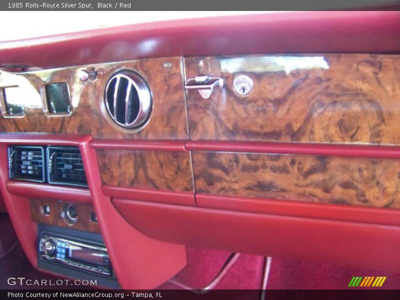 Black / Red 1985 Rolls-Royce Silver Spur