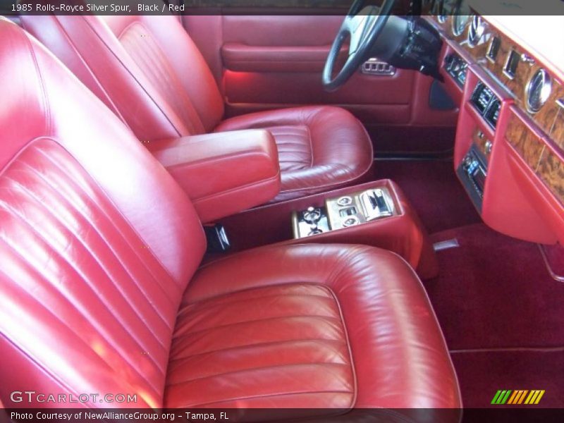 Black / Red 1985 Rolls-Royce Silver Spur