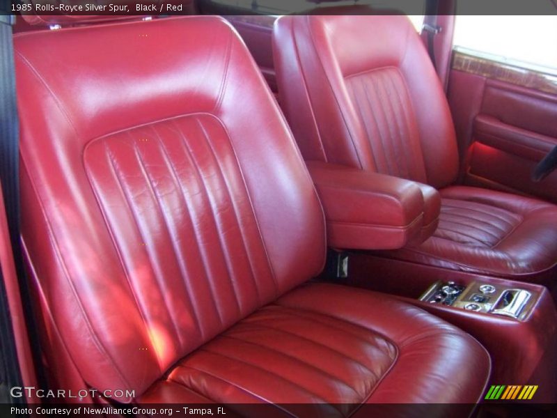 Black / Red 1985 Rolls-Royce Silver Spur