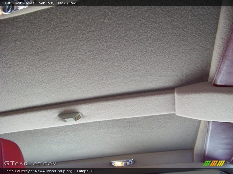 Black / Red 1985 Rolls-Royce Silver Spur