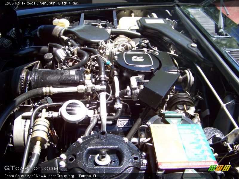 Black / Red 1985 Rolls-Royce Silver Spur