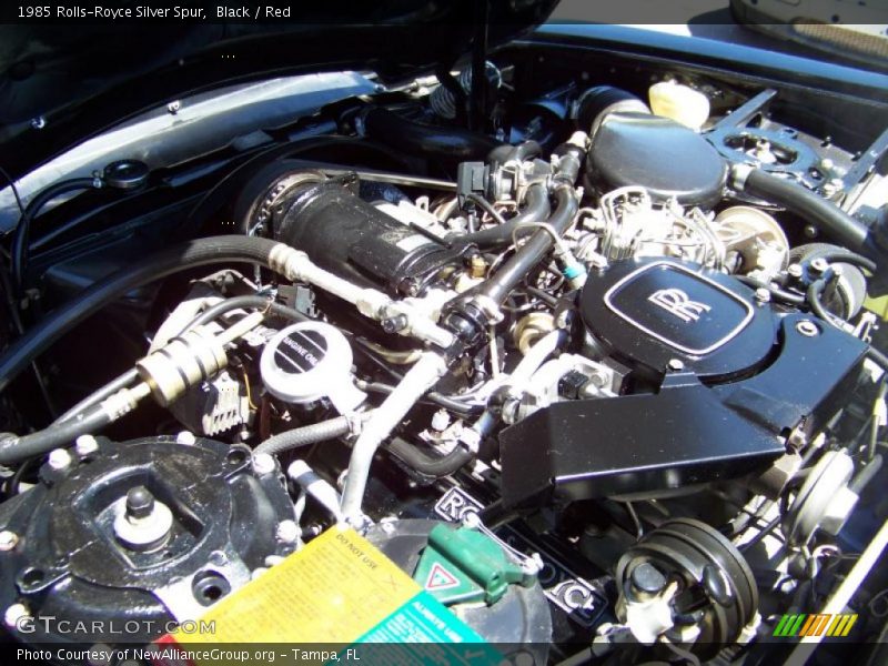 Black / Red 1985 Rolls-Royce Silver Spur