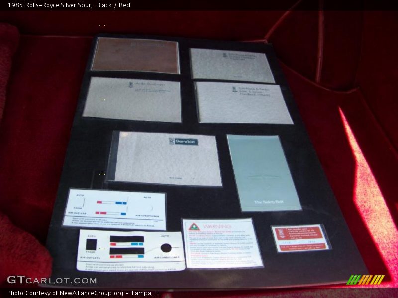 Black / Red 1985 Rolls-Royce Silver Spur