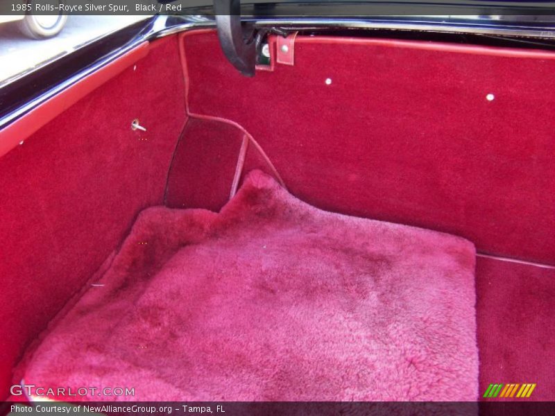 Black / Red 1985 Rolls-Royce Silver Spur