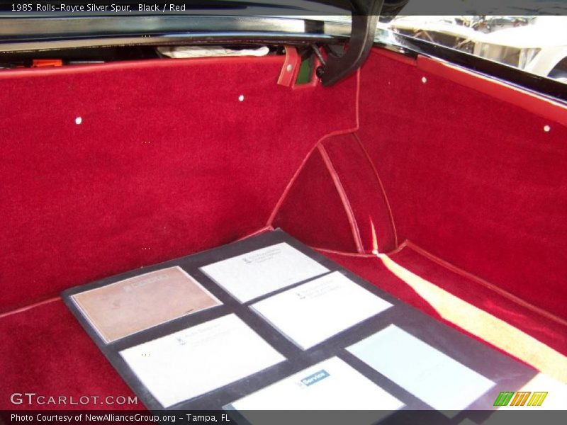 Black / Red 1985 Rolls-Royce Silver Spur