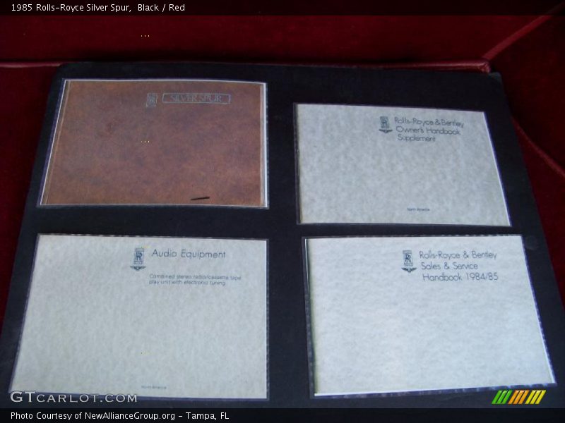 Black / Red 1985 Rolls-Royce Silver Spur