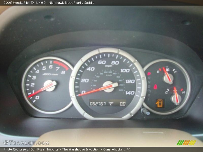 Nighthawk Black Pearl / Saddle 2006 Honda Pilot EX-L 4WD