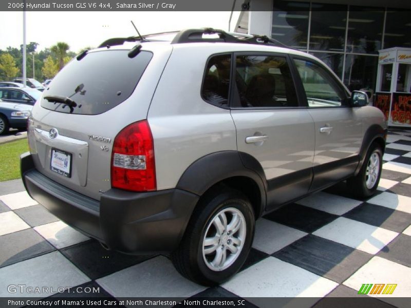 Sahara Silver / Gray 2006 Hyundai Tucson GLS V6 4x4
