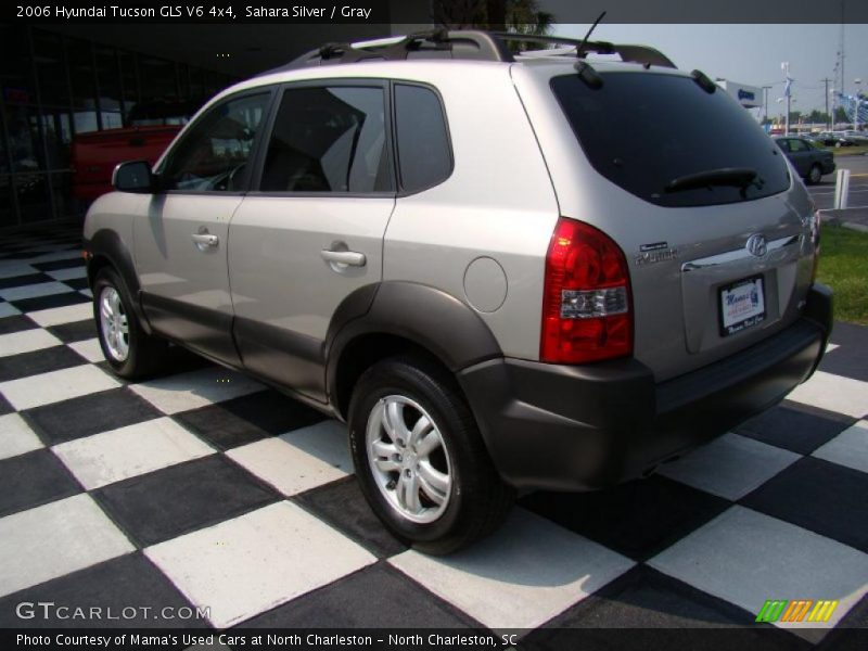 Sahara Silver / Gray 2006 Hyundai Tucson GLS V6 4x4