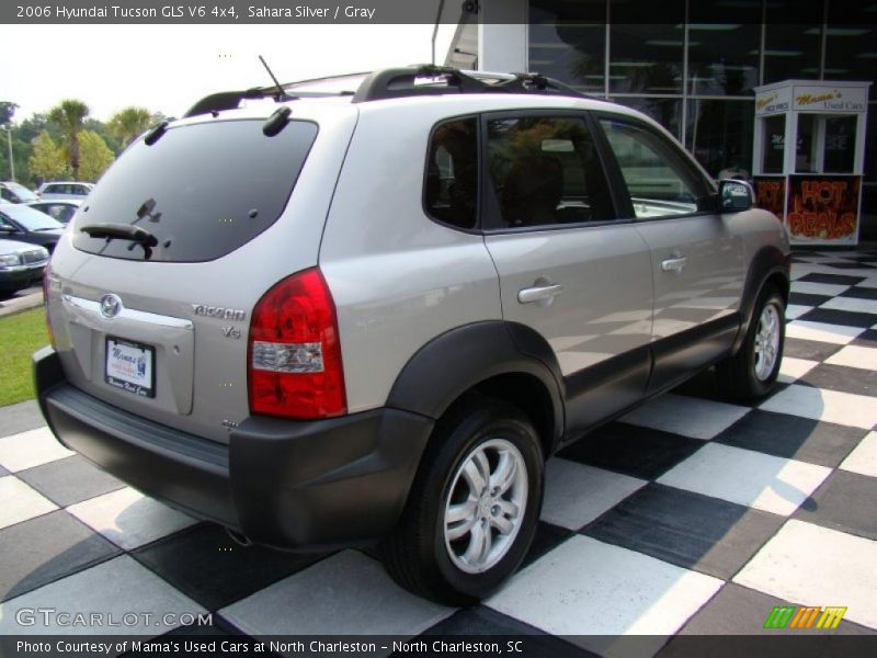 Sahara Silver / Gray 2006 Hyundai Tucson GLS V6 4x4