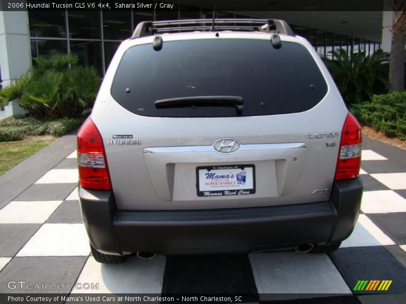 Sahara Silver / Gray 2006 Hyundai Tucson GLS V6 4x4